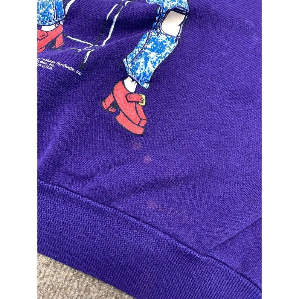 Vintage Betty Boop Sweatshirt Adult XL 1994 Barstool Rosie Graphic Jerzees USA - Picture 6 of 11